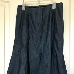 NWT 🍎Dark Blue Denim Cotton Stretch Skirt 22W